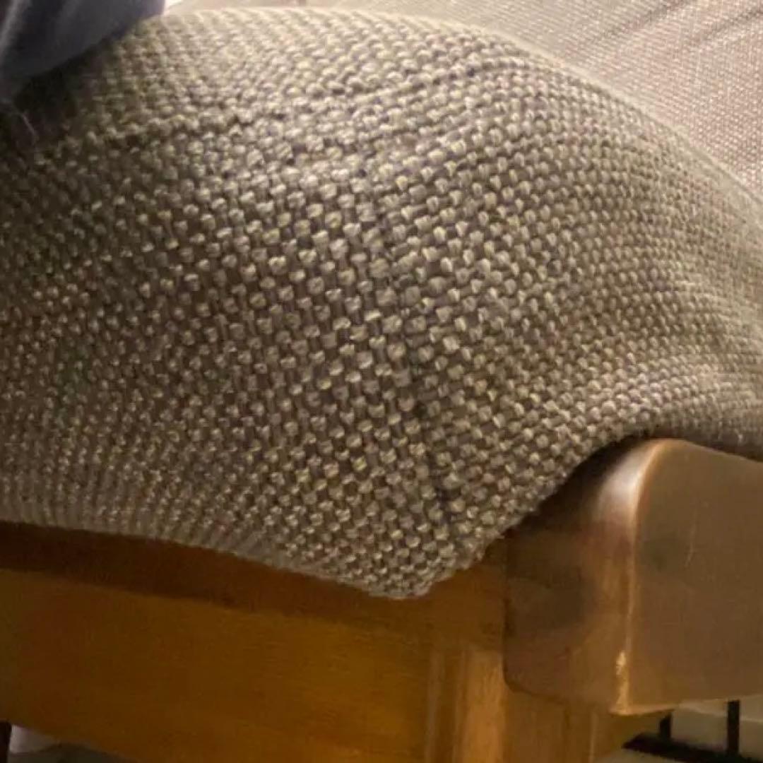 【送料込】unico スウェラ 3人掛けソファ グレー