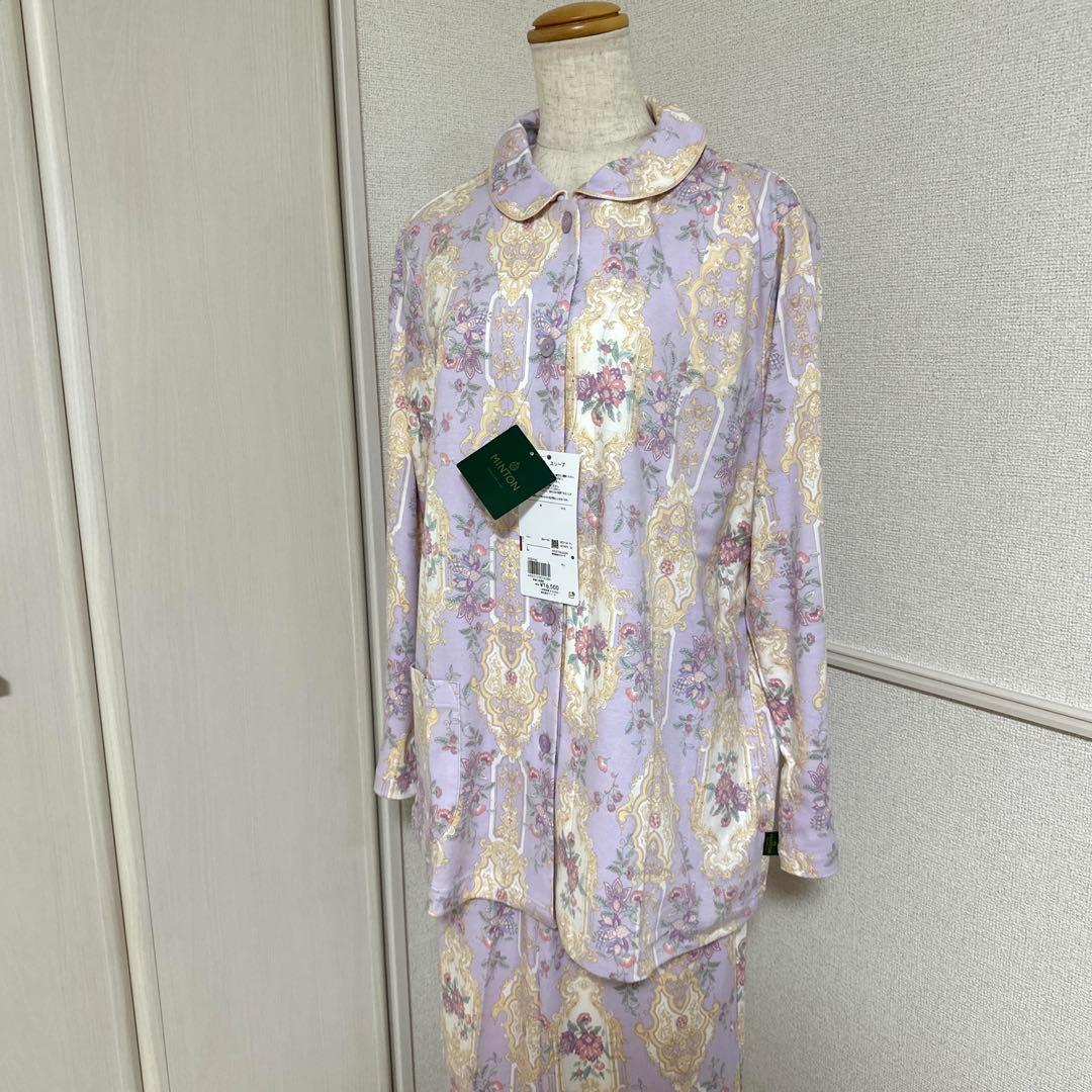 新品未使用タグ付）ワコールミントン とっても肌触りの優しい長袖パジャマ Lサイズ