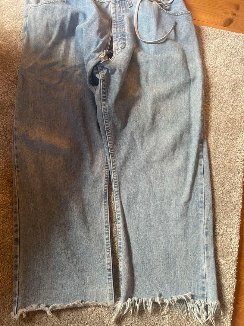 MAISON EUREKAメゾンエウレカ ヴィンテージリメイクラップデニムパンツ