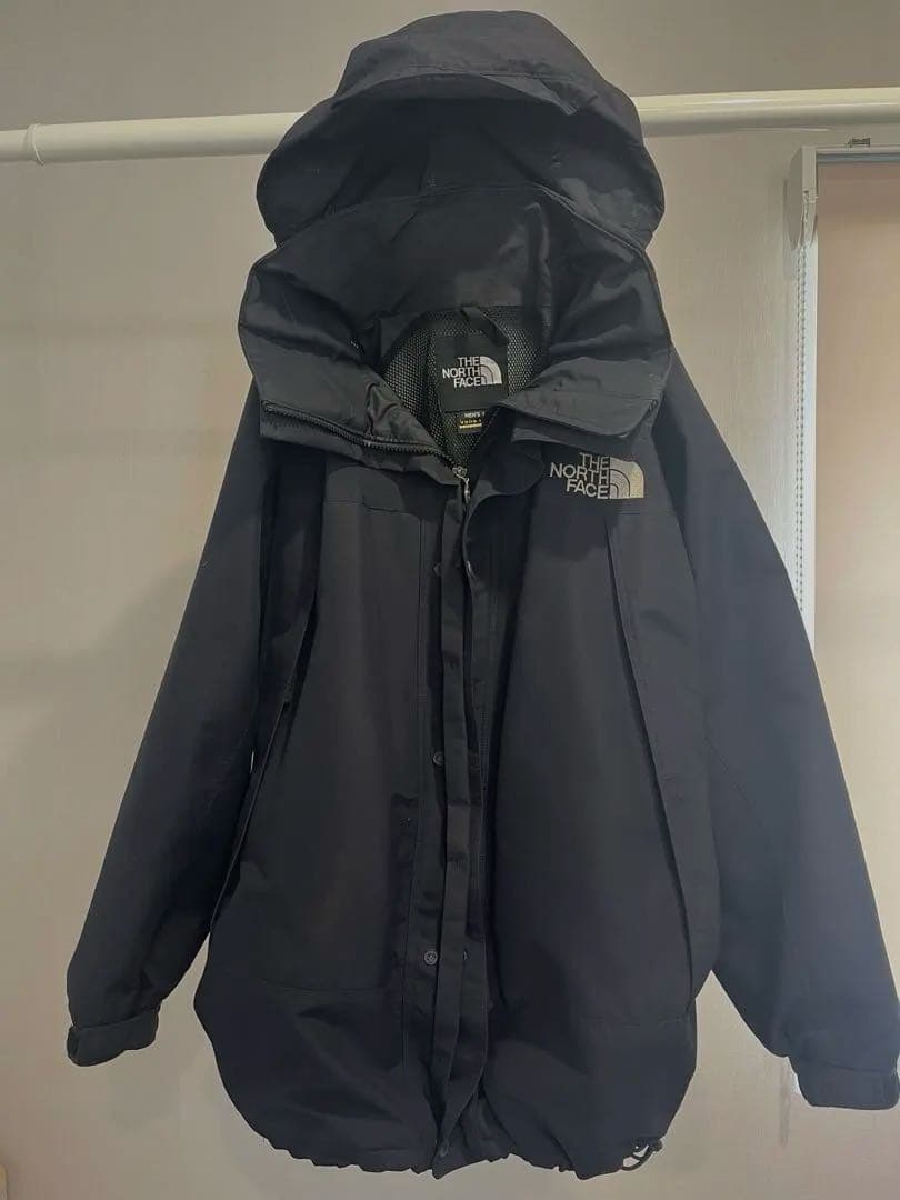 2/8(日)までの出品です。ザノースフェイスブラック マウンテンパーカー L