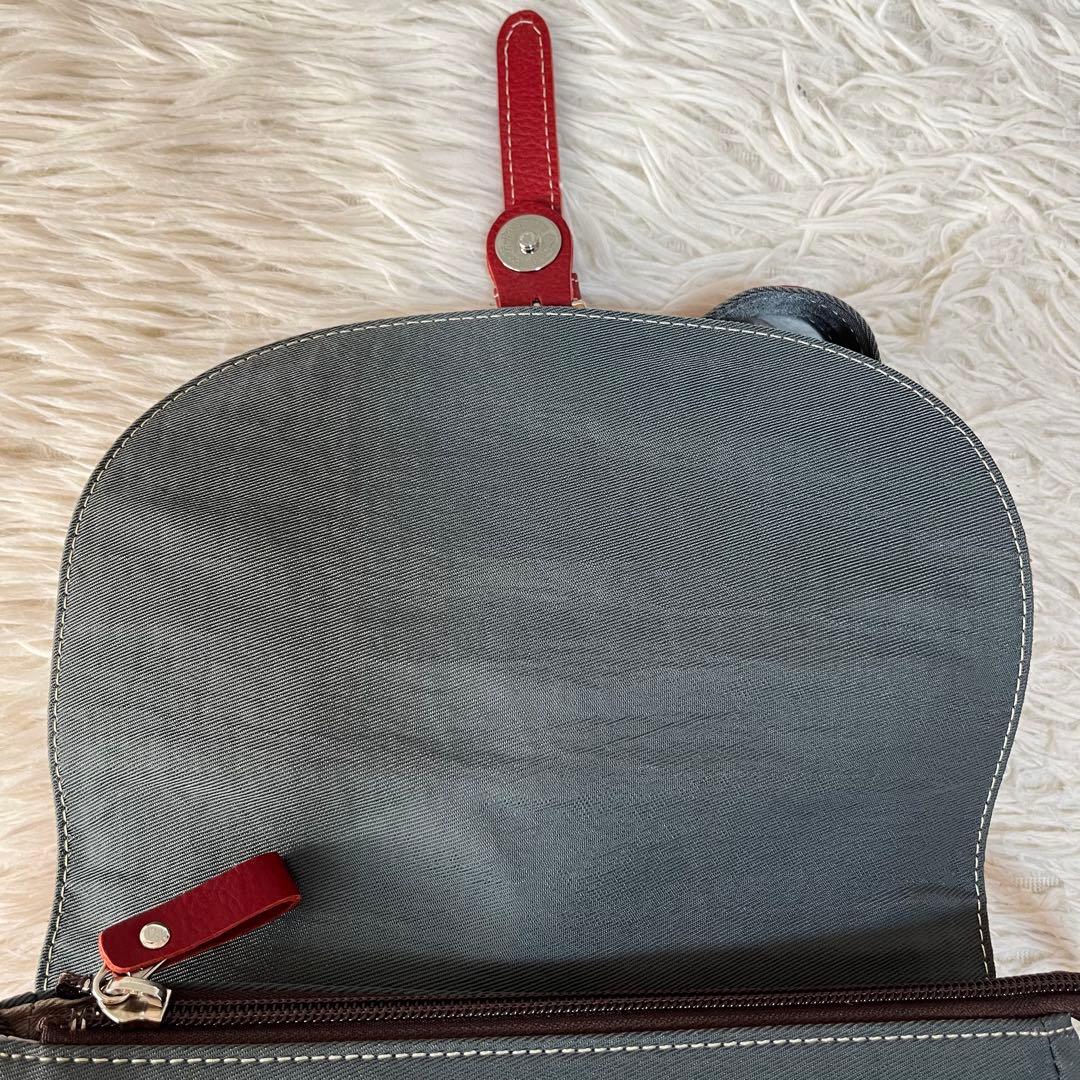 【新品未使用】ジェノヴァ　イマイバッグ　レザー　ナイロン　バックパック　リュック