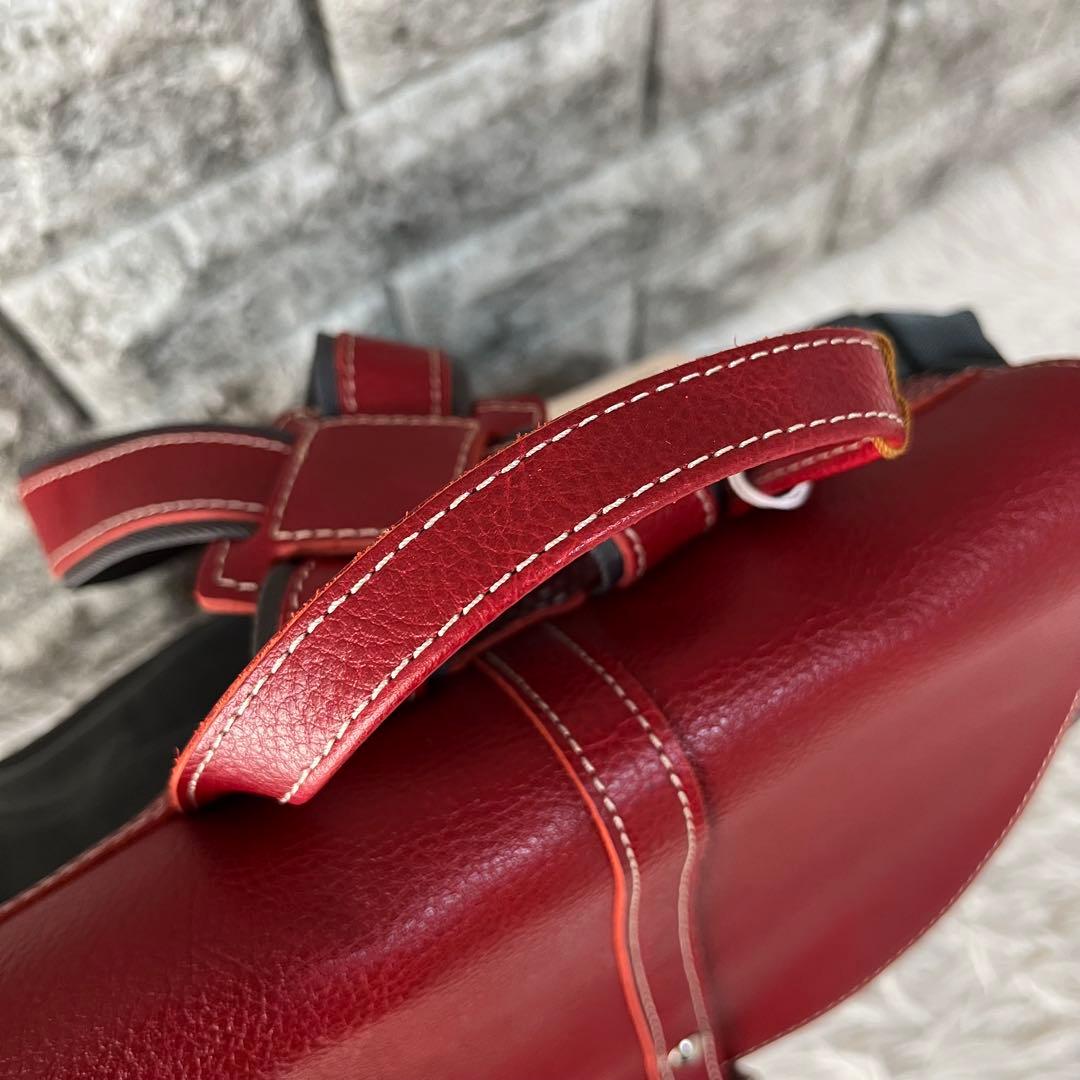 【新品未使用】ジェノヴァ　イマイバッグ　レザー　ナイロン　バックパック　リュック