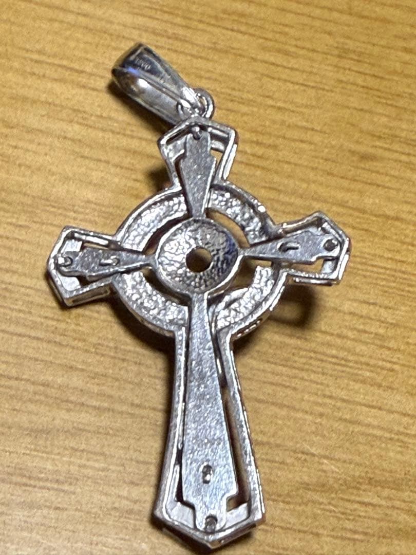 マトキプラチナ900 ジーザス クロス ペンダント トップ Sサイズ