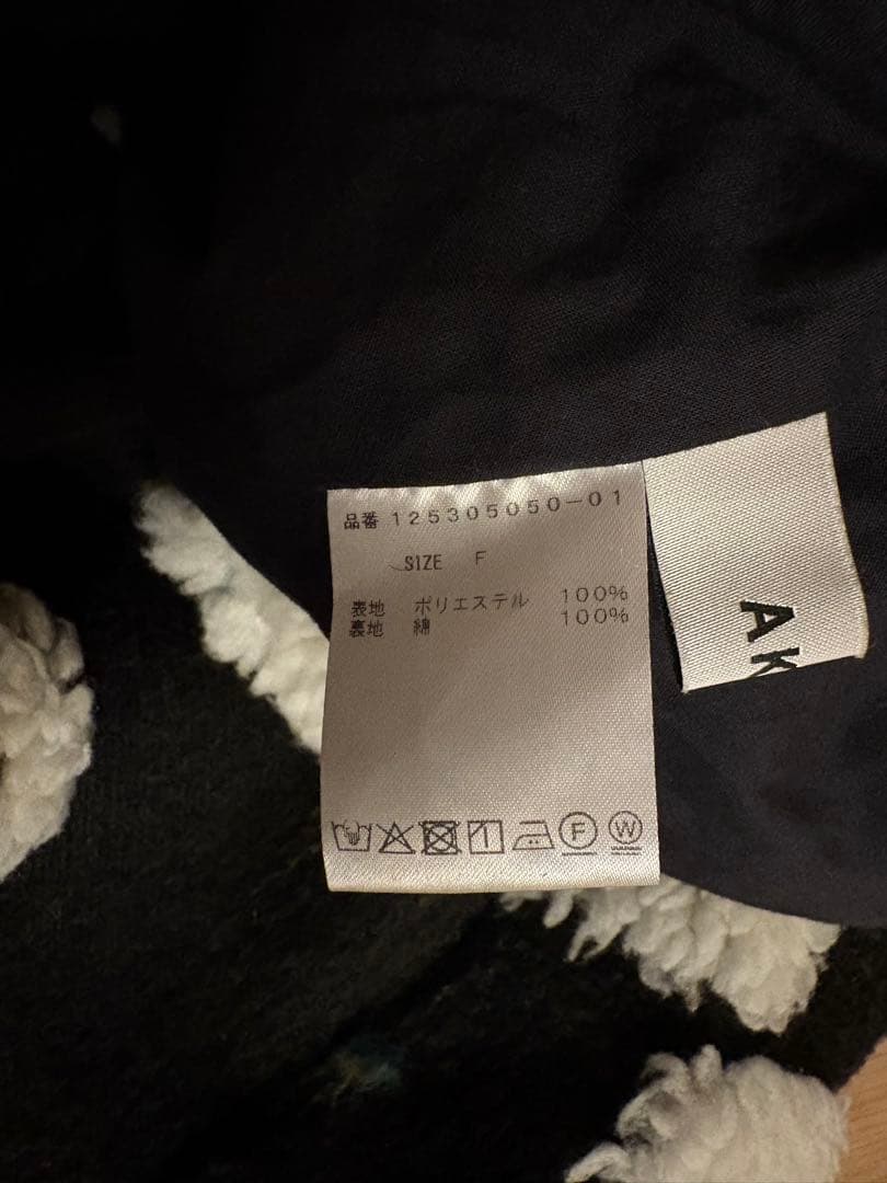 【2度着用】AKTE ボアキャミソール 花柄 フラワー