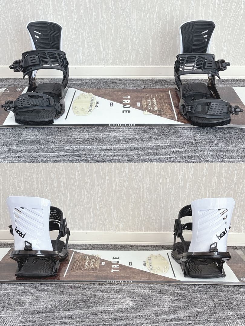 82美品❗️超豪華❗HEAD/TRUE スノーボードセット★149cm+ビン付
