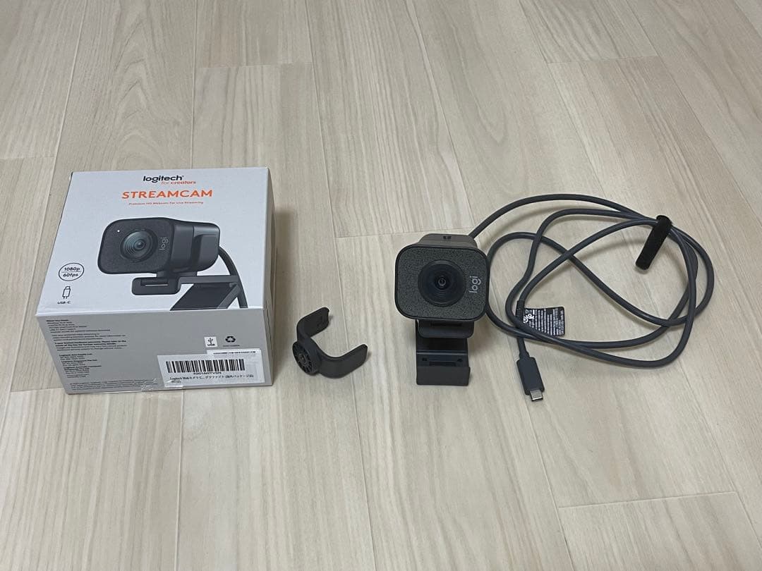 【美品・箱付き】Logitech StreamCam グラファイト