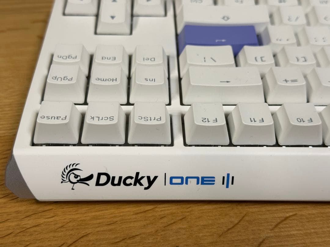 Ducky One 3 TKL 80%キーボード PureWhite シルバー軸