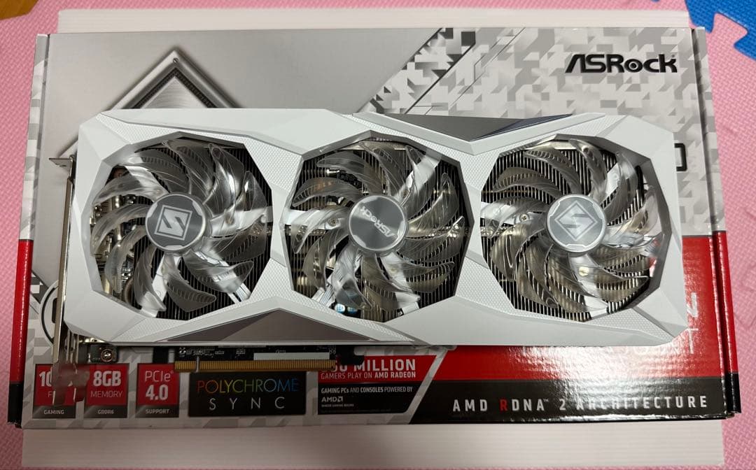 グラフィックボード・グラボ・ビデオカード AMD RadeonRX 6650 XT Steel Legend 8GB OC