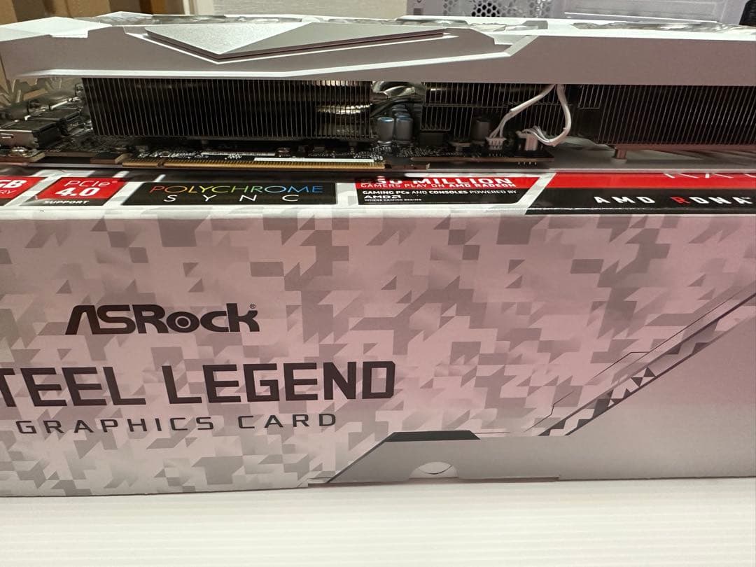 グラフィックボード・グラボ・ビデオカード AMD RadeonRX 6650 XT Steel Legend 8GB OC