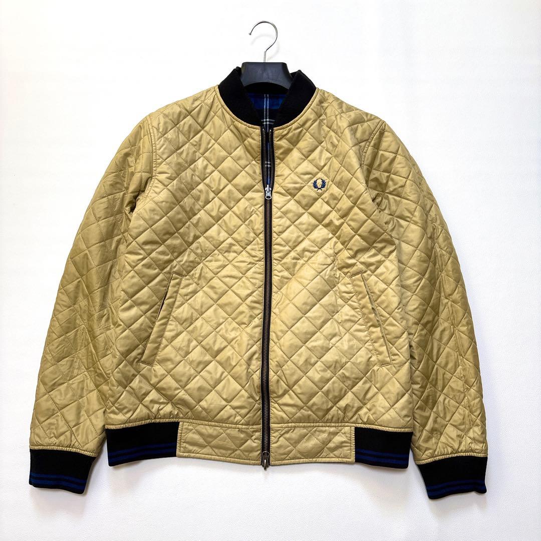 フレッドペリー 【Lサイズ】リバーシブル キルティング ブルゾン ジャケット
