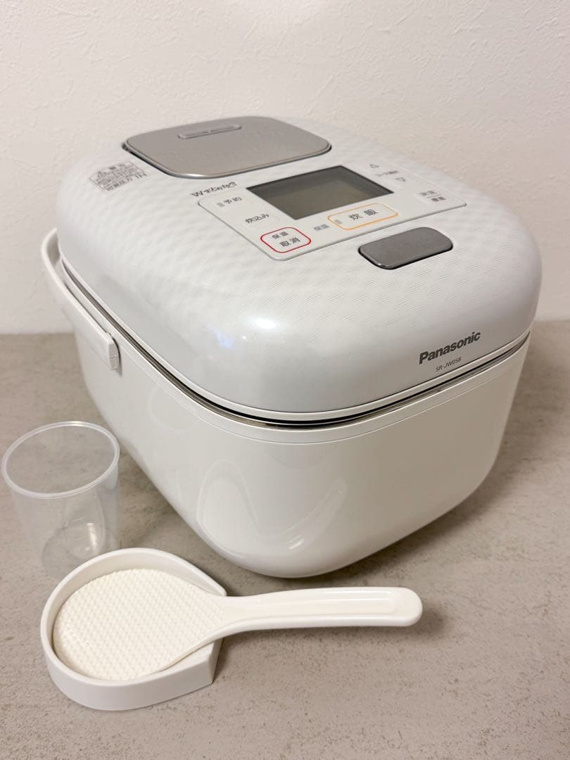 パナソニック SR-JW058-W可変圧力IHジャー炊飯器 3合炊き豊穣ホワイト