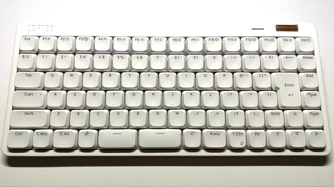 Lofree FLOW Lite JIS 日本語配列 キーボード ホワイト