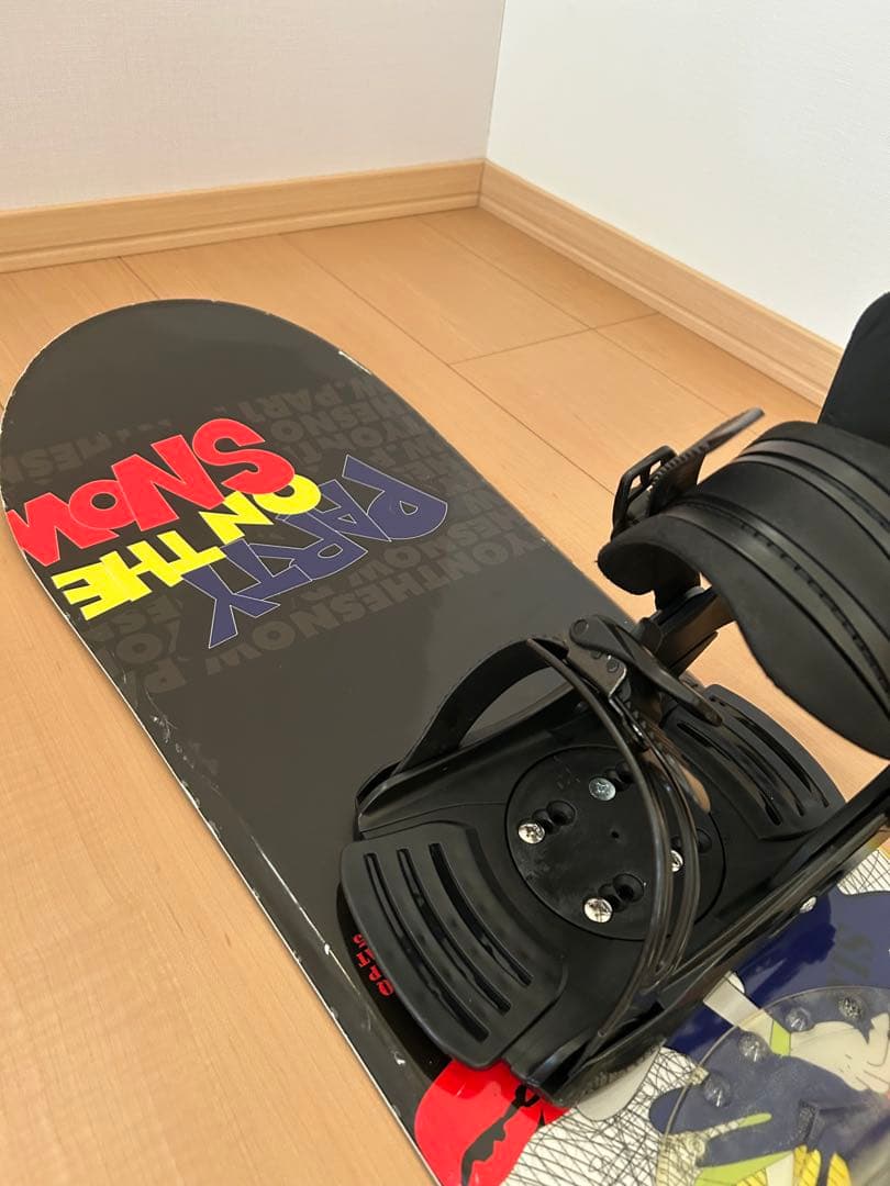 PARTY ON THE  スノーボード ビンディング付き 140cm