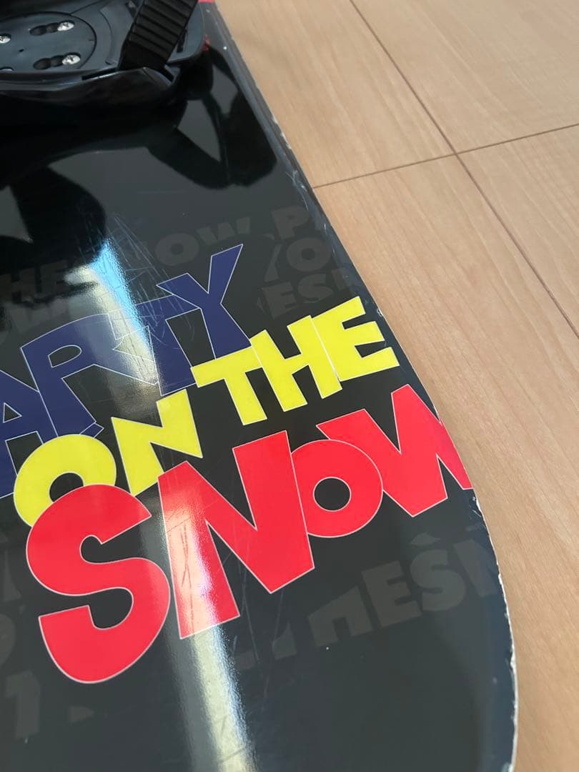 PARTY ON THE  スノーボード ビンディング付き 140cm