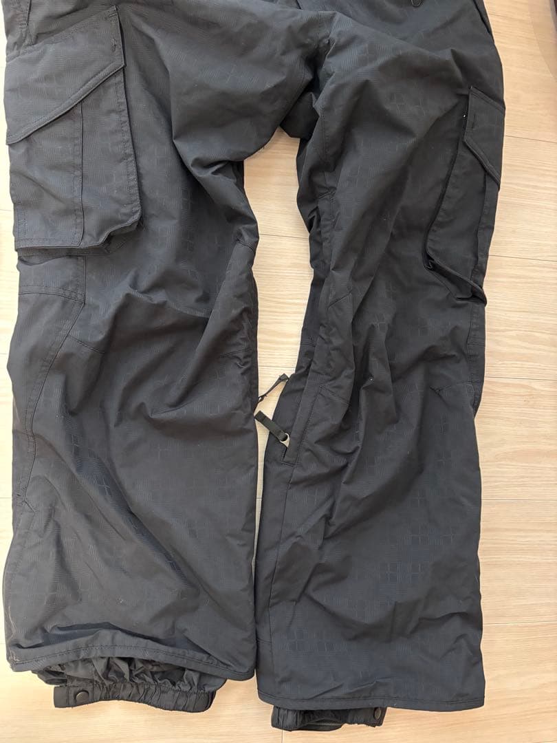 限定価格　キスマーク　スノーボードウェア チェック/ブラック　ゴーグルグローブ付