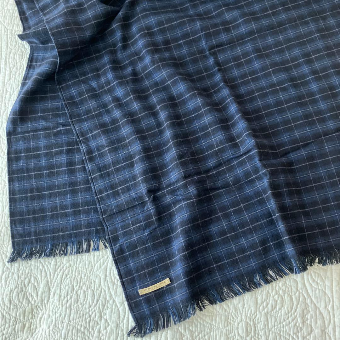ARTS&SCIENCE チェック柄ストール