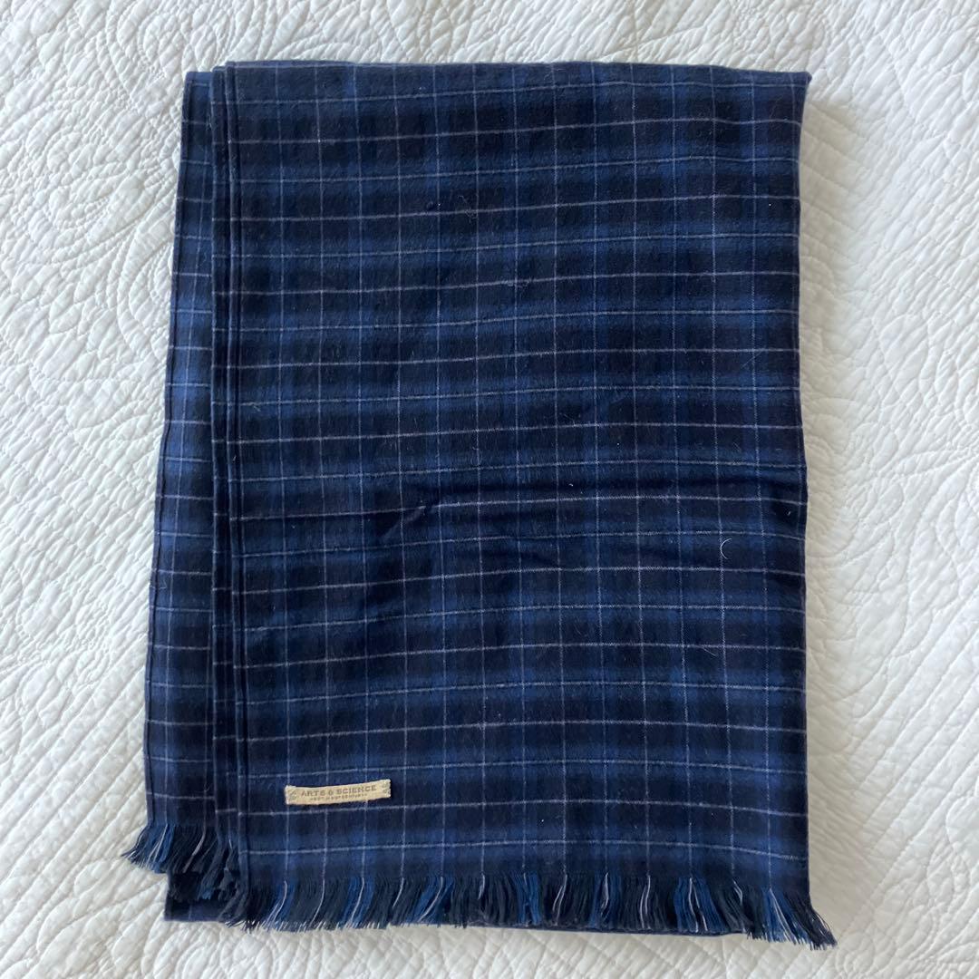 ARTS&SCIENCE チェック柄ストール