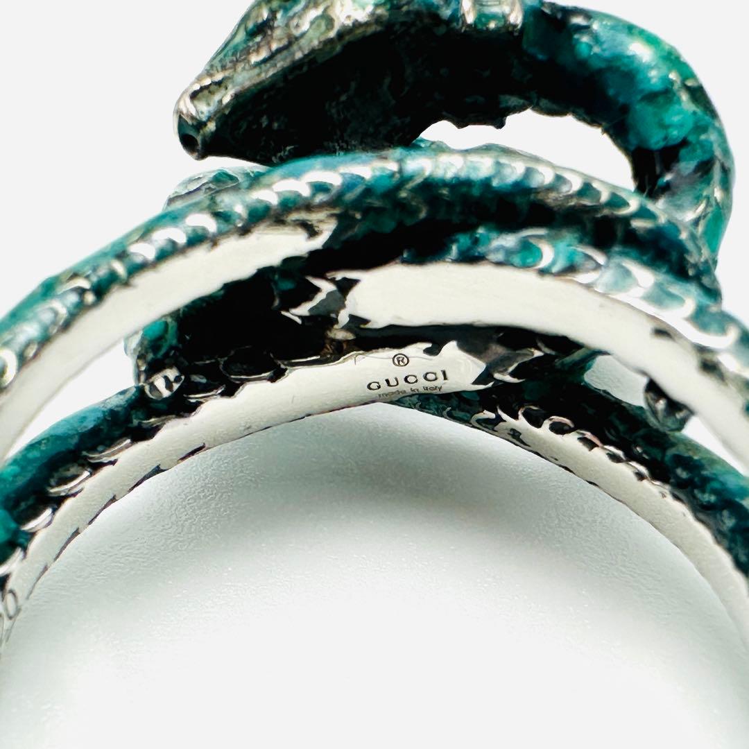 GUCCI ガーデンスネーク　グリーン　ラッカー　ダブルスネーク　刻印20