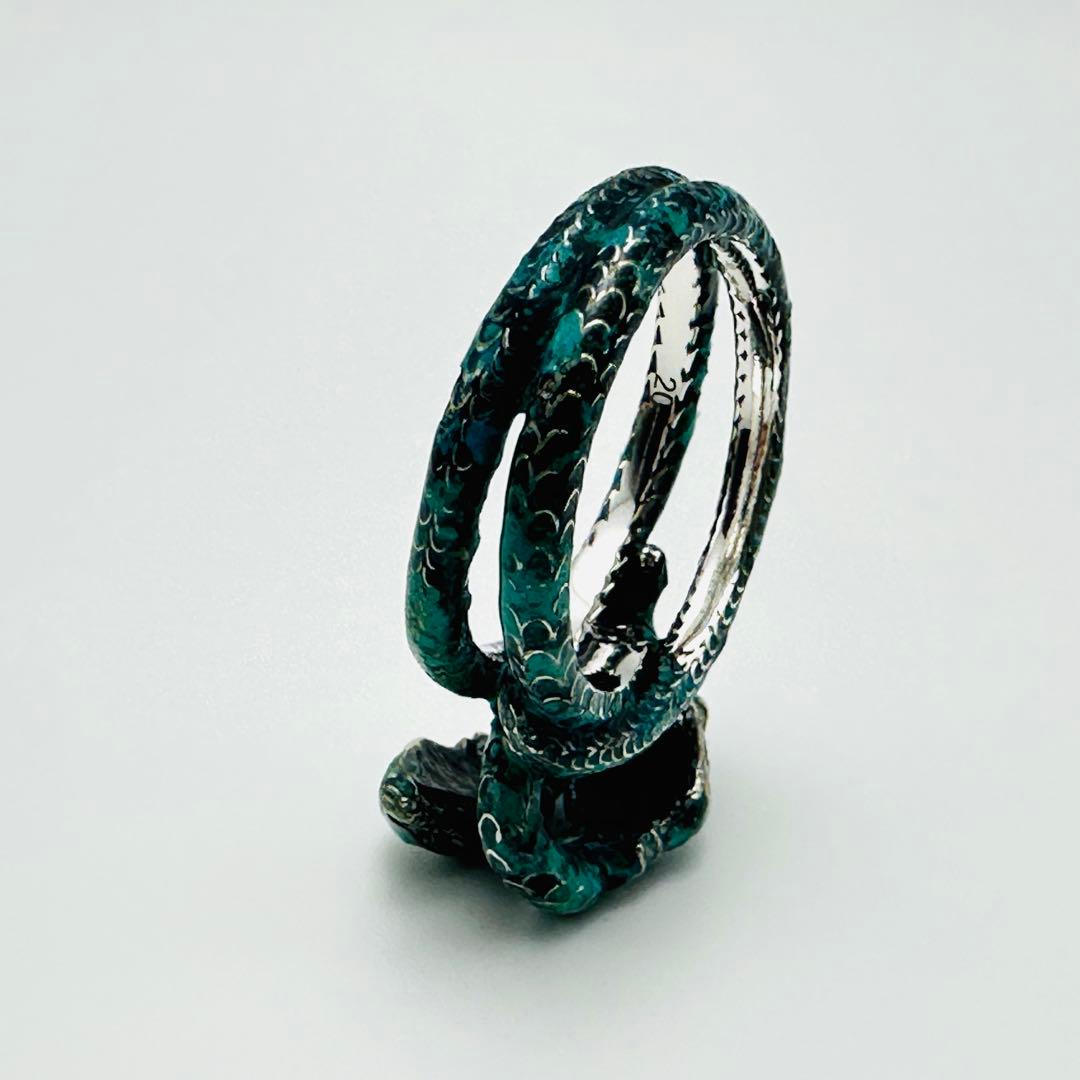 GUCCI ガーデンスネーク　グリーン　ラッカー　ダブルスネーク　刻印20