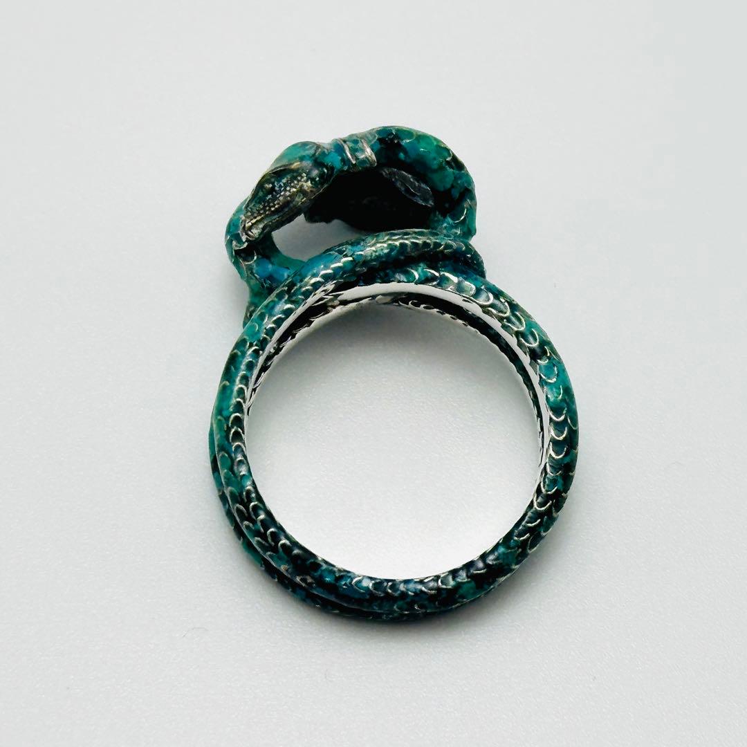 GUCCI ガーデンスネーク　グリーン　ラッカー　ダブルスネーク　刻印20