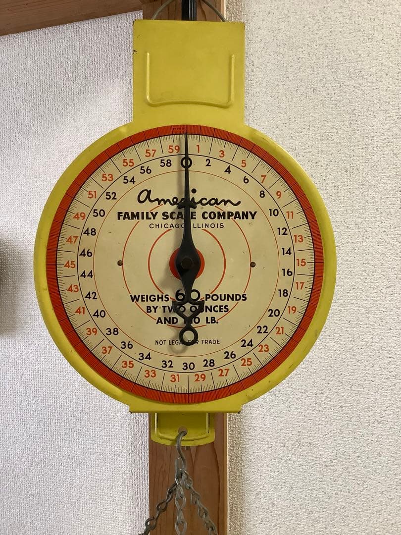 アンティーク　アメリカンファミリースケール社　ハンギングスケール