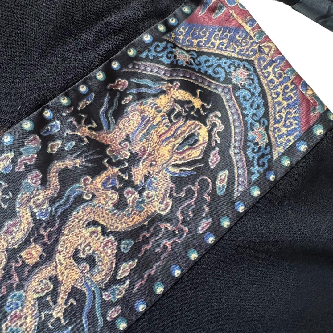 VIVIENNE TAM パワーネットトップス フレア袖 透け感 ドラゴン 龍