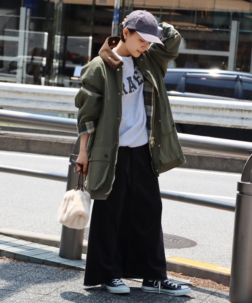 Barbour × Spick and Spanノンワックスジャケット別注タグ付