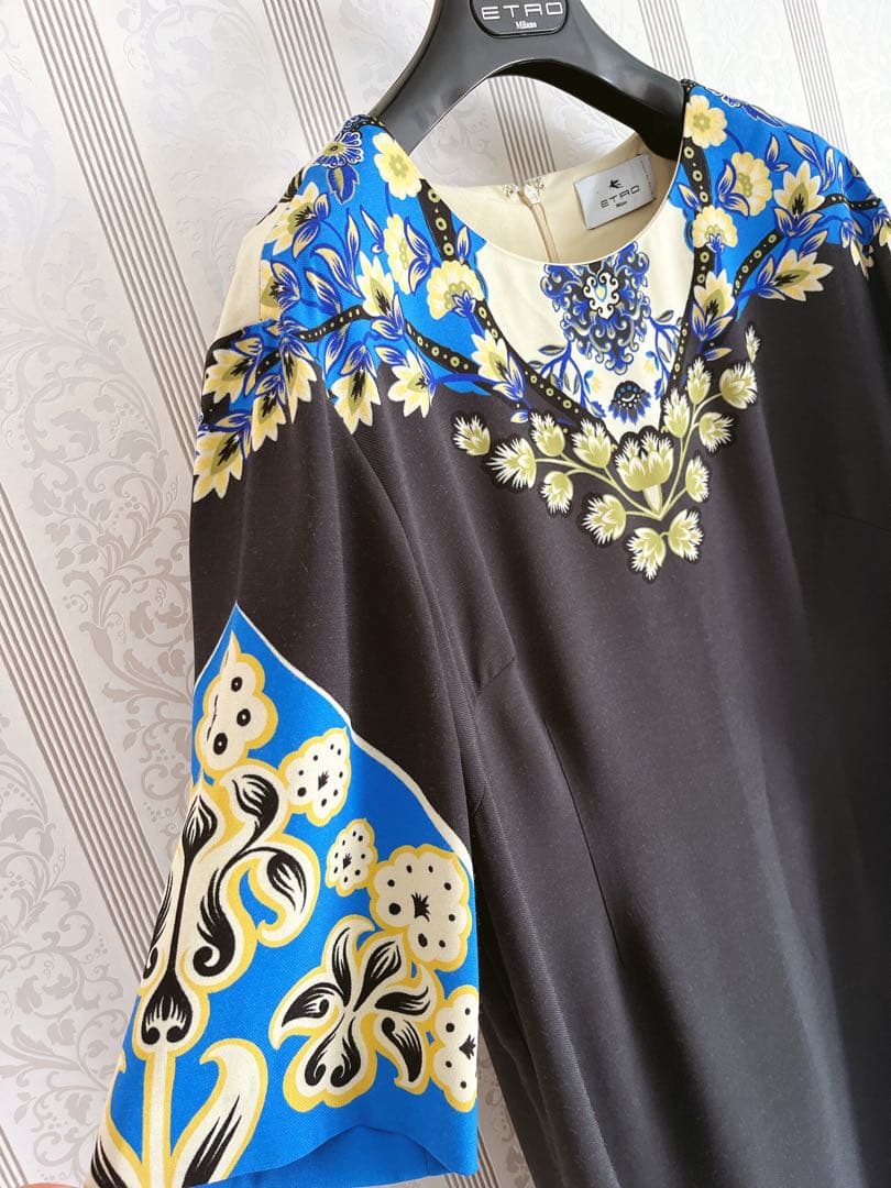 最終値下げ セール☆21万 極美品 エトロ 洗練 プレシャス ゆったり ドレス