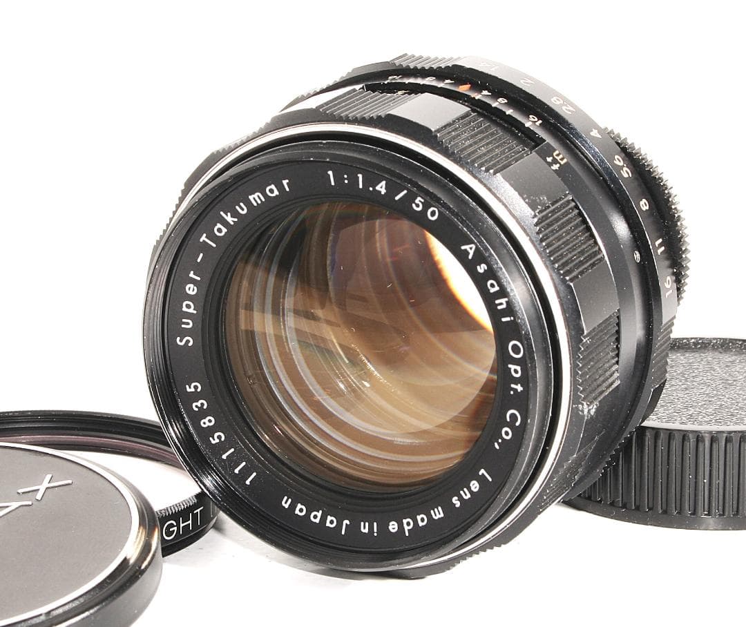【良品】Super-TAKUMAR 50mm F1.4 希少な8枚玉 M42