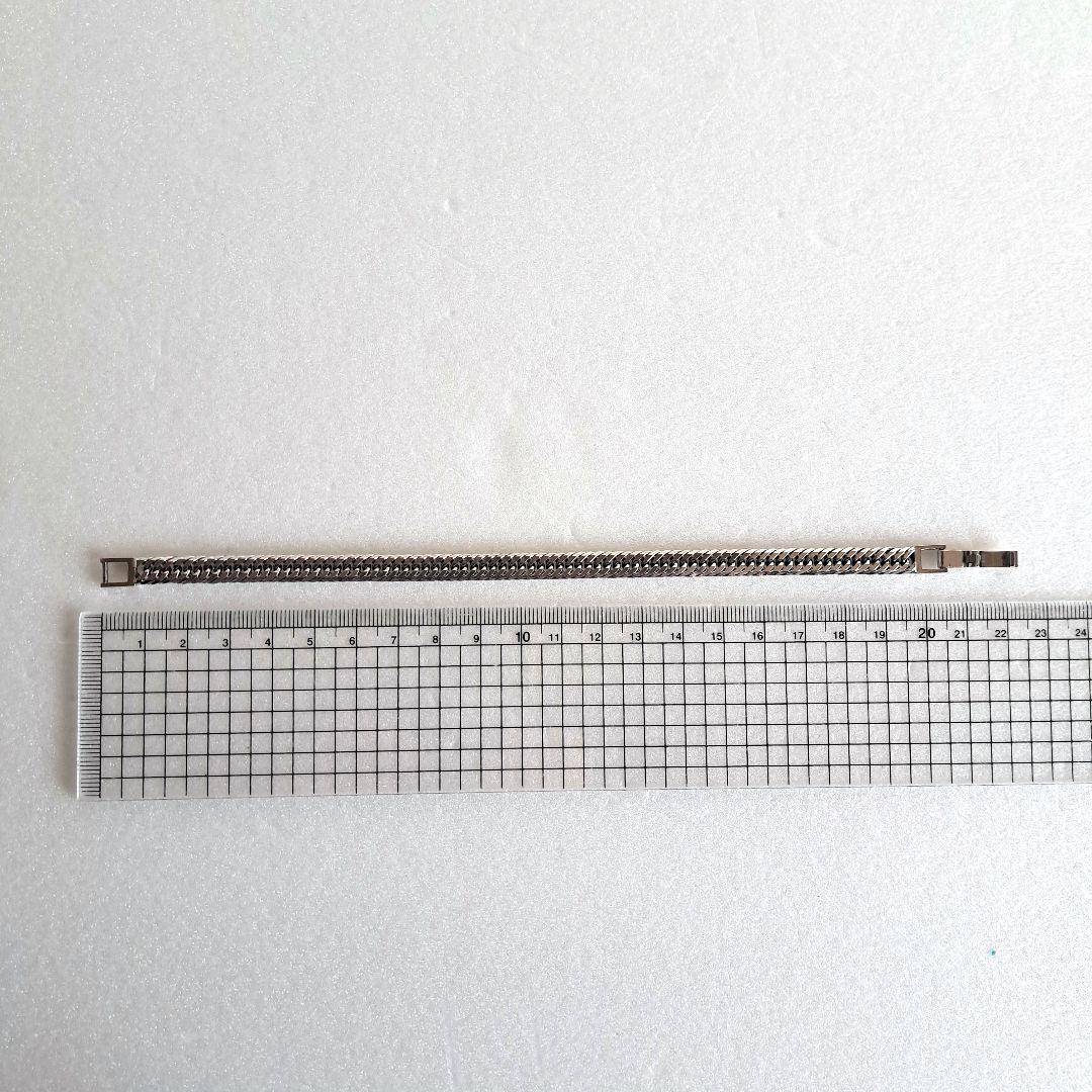 シルバー925　21cm強　ブレスレット　喜平　チェーン