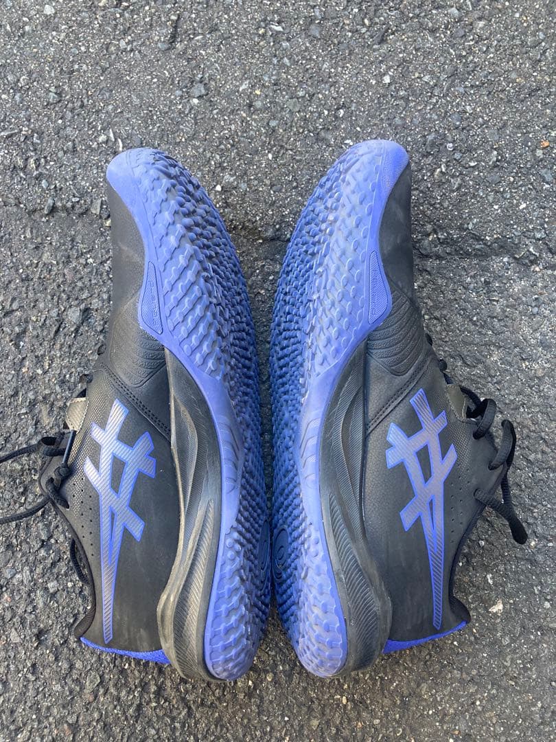 asics ゲルチャレンジャー15 OC 29.0cm ブラック×ブルー