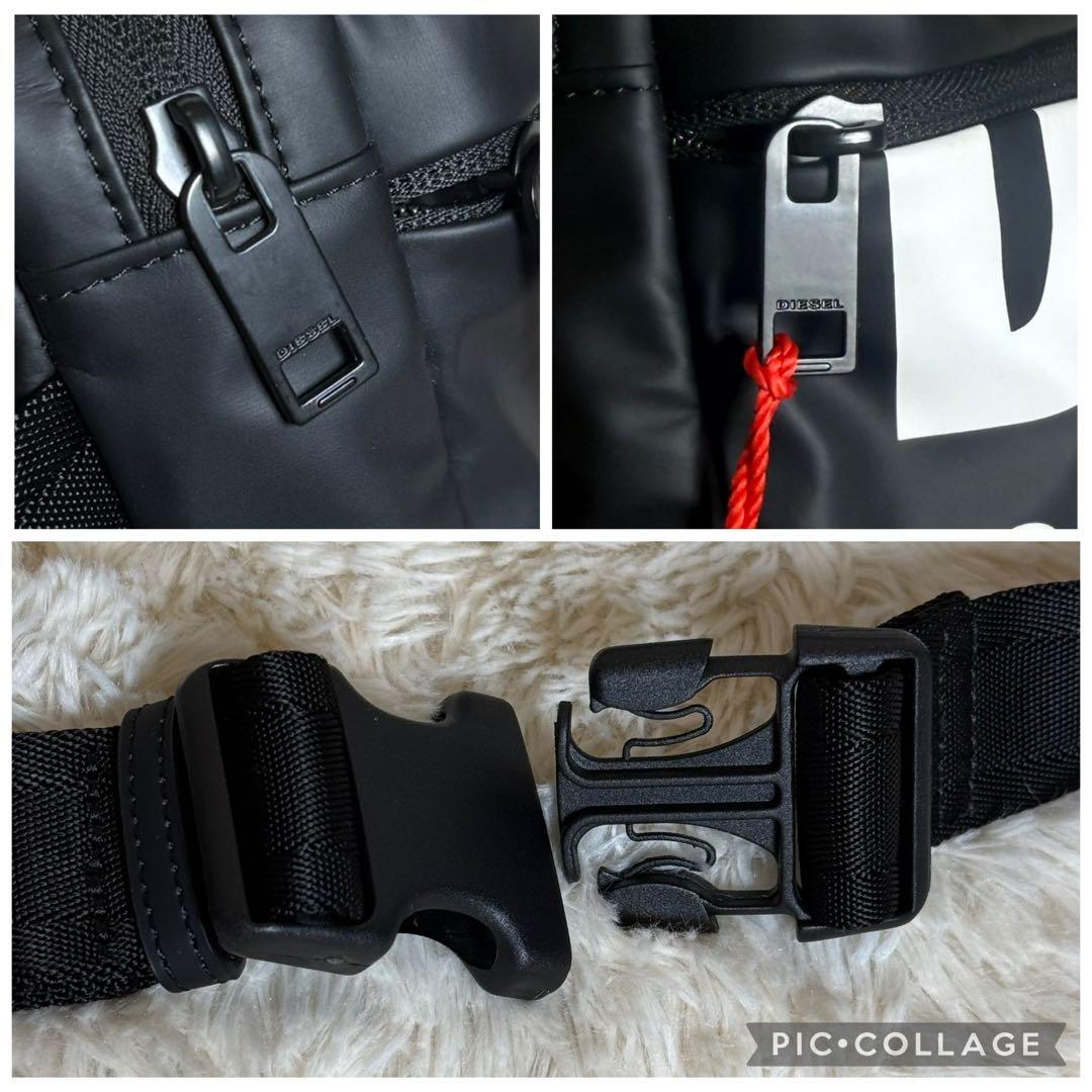 未使用 DIESEL ディーゼル ボディーバック 黒 ブラック