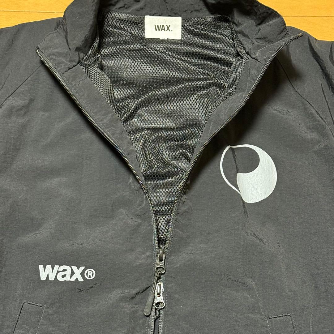 WAX THM ワックス 陰陽マーク ダブルジップナイロンジャケット 黒 新品