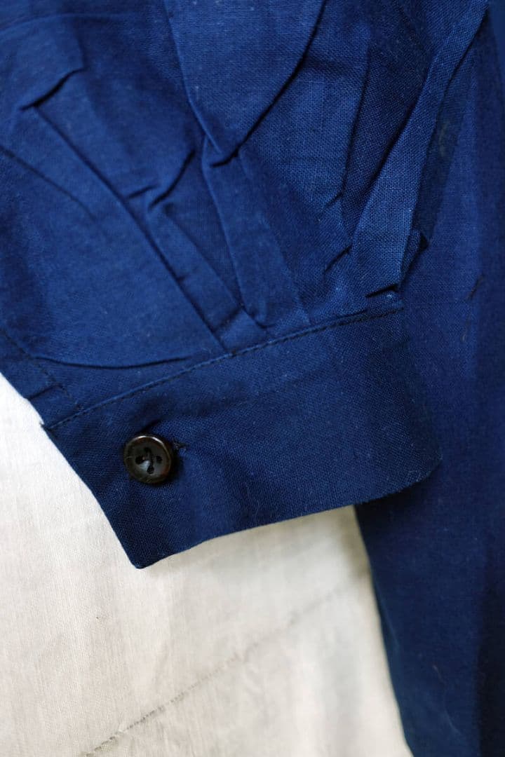 1910〜1930s フランス製インディゴ\"メティス\"スモック