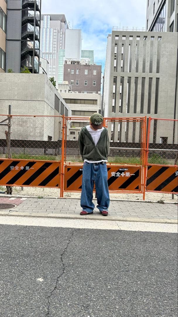 HUF オリーブグリーン パーカー M