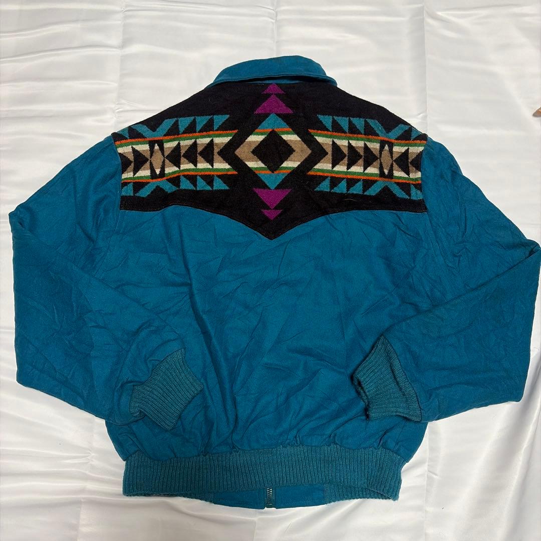 バ*ー様 70s PENDLETON Native Pattern Wool J