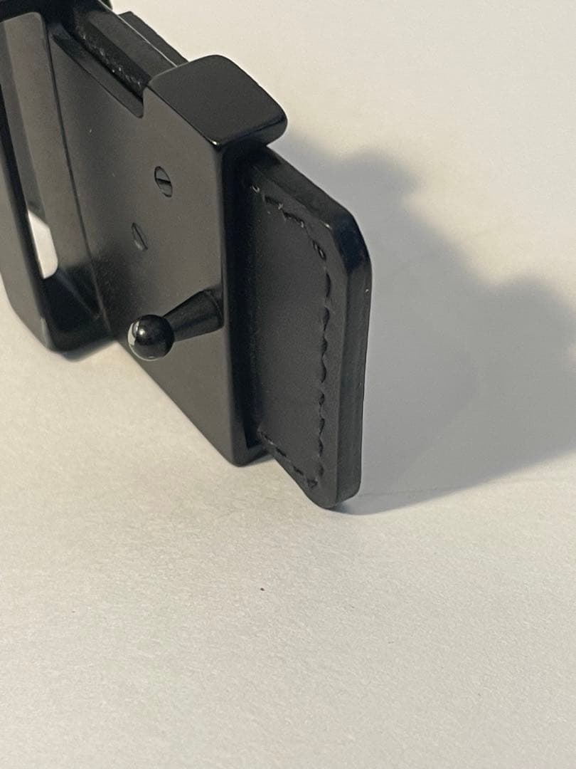 ルイ・ヴィトン ブラックレザー ベルト 85 / 34