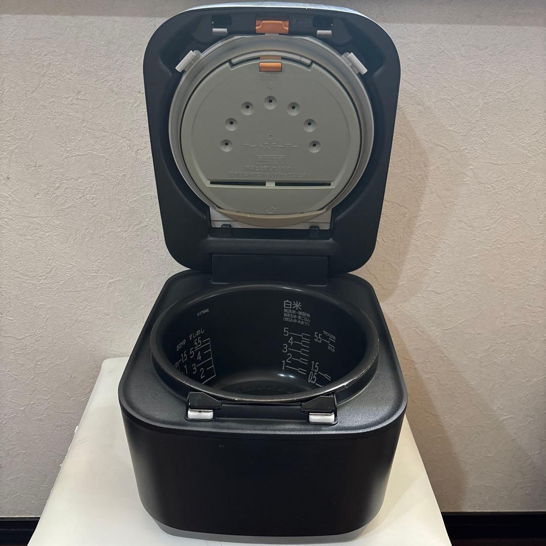 日立 炊飯器 ブラック 5.5合炊き 2023年製