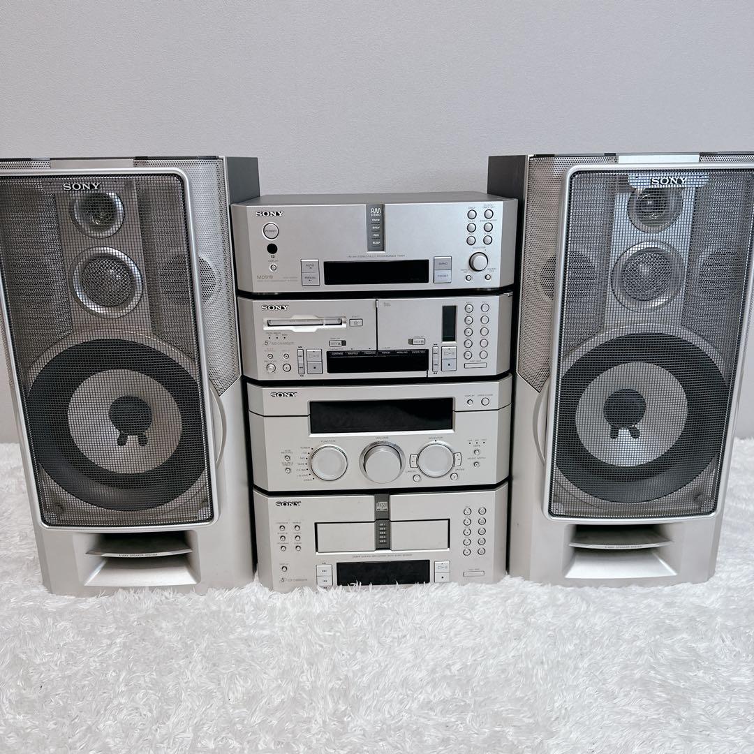 希少　SONY　ソニー　DHC-MD919　CD　MD　コンポ　ハイファイ