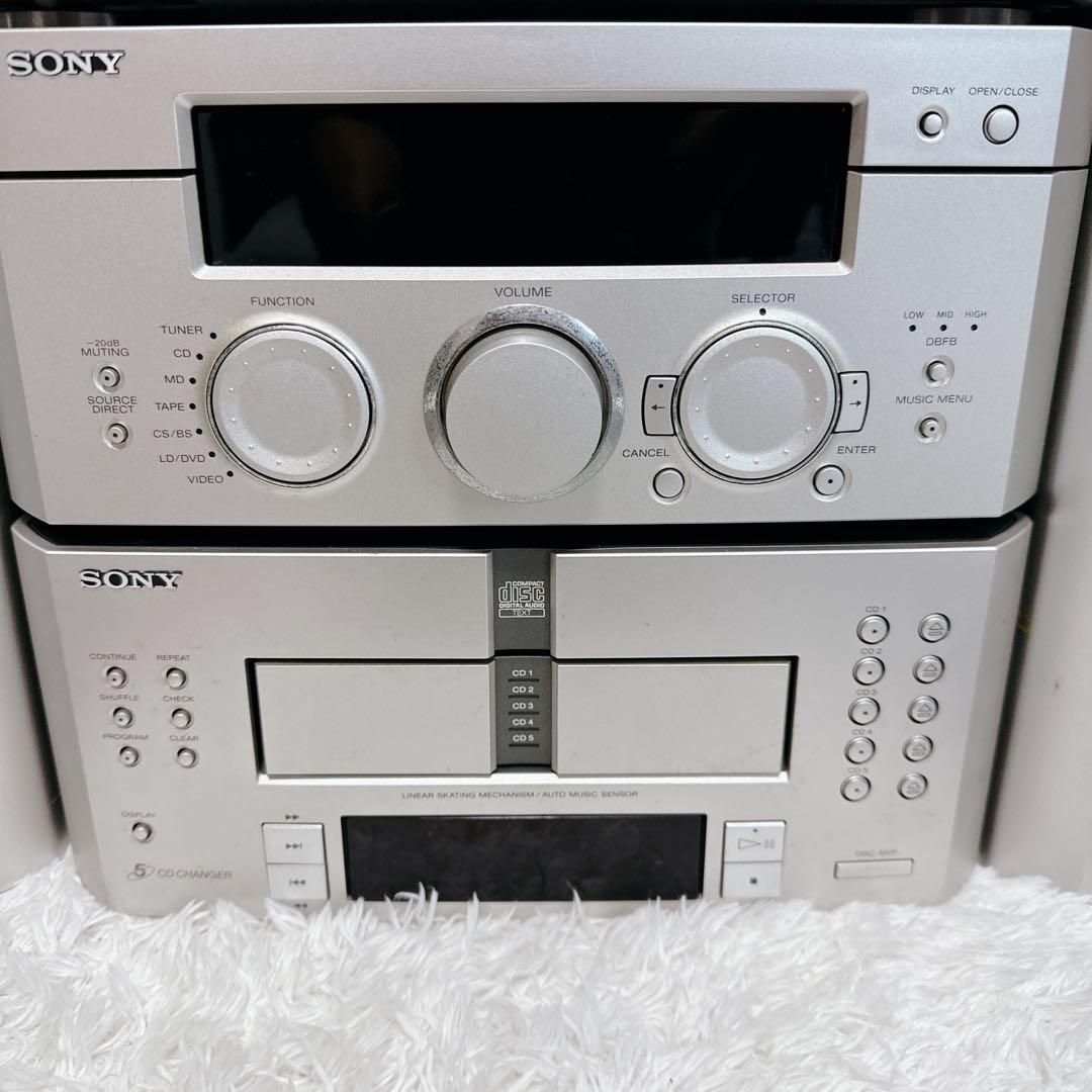 希少　SONY　ソニー　DHC-MD919　CD　MD　コンポ　ハイファイ