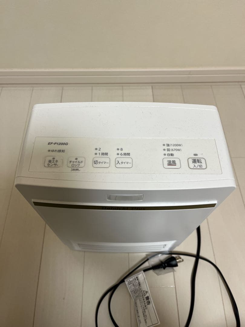 【美品！］ダイニチ セラミックファンヒーター EF-P1200G-W