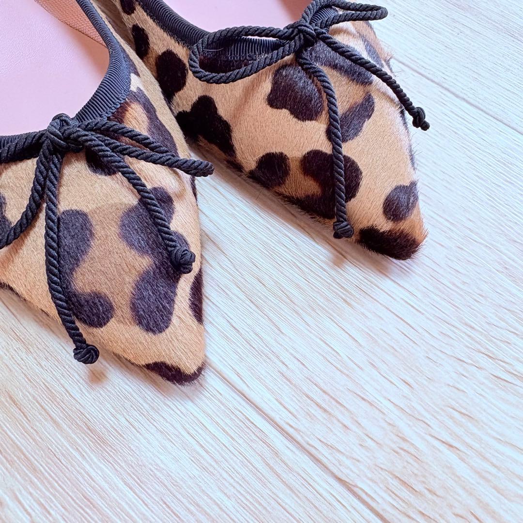 pretty Ballerinas ヒョウ柄 レオパード　フラットシューズ 37