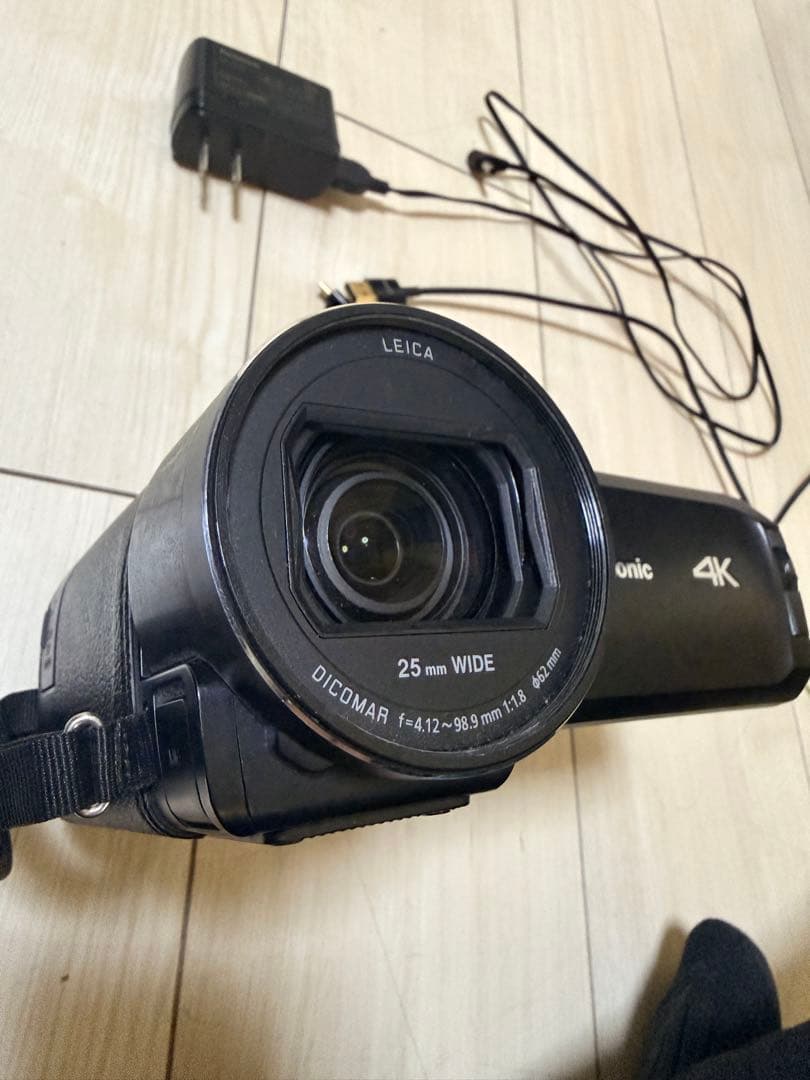 ジャンクPanasonic 4K ビデオカメラ HC-WX1M LEICAレンズ