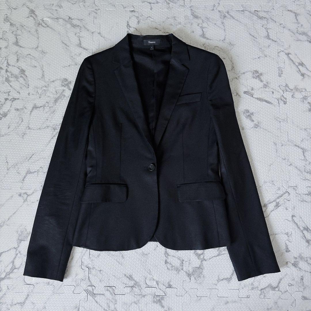 【美品】Theory セオリー セットアップスーツ ブラック 2 GABE