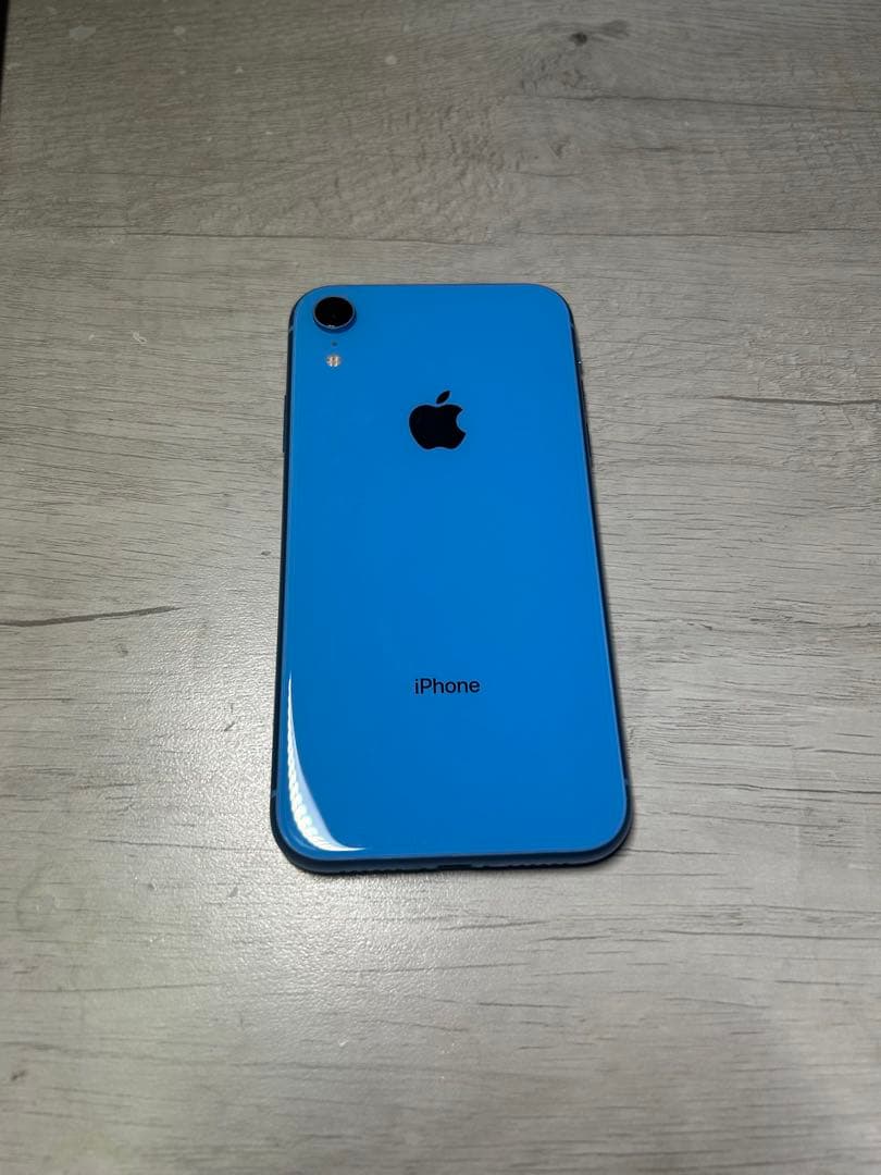 【SIMロックあり au】iPhone XR 青 128GB