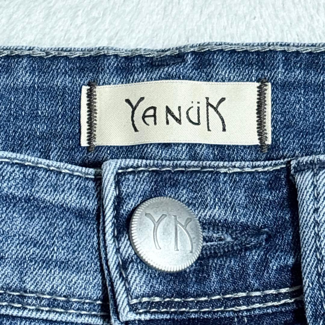 YANUK フレア ブーツカット ストレッチ デニム 23 ヤヌーク
