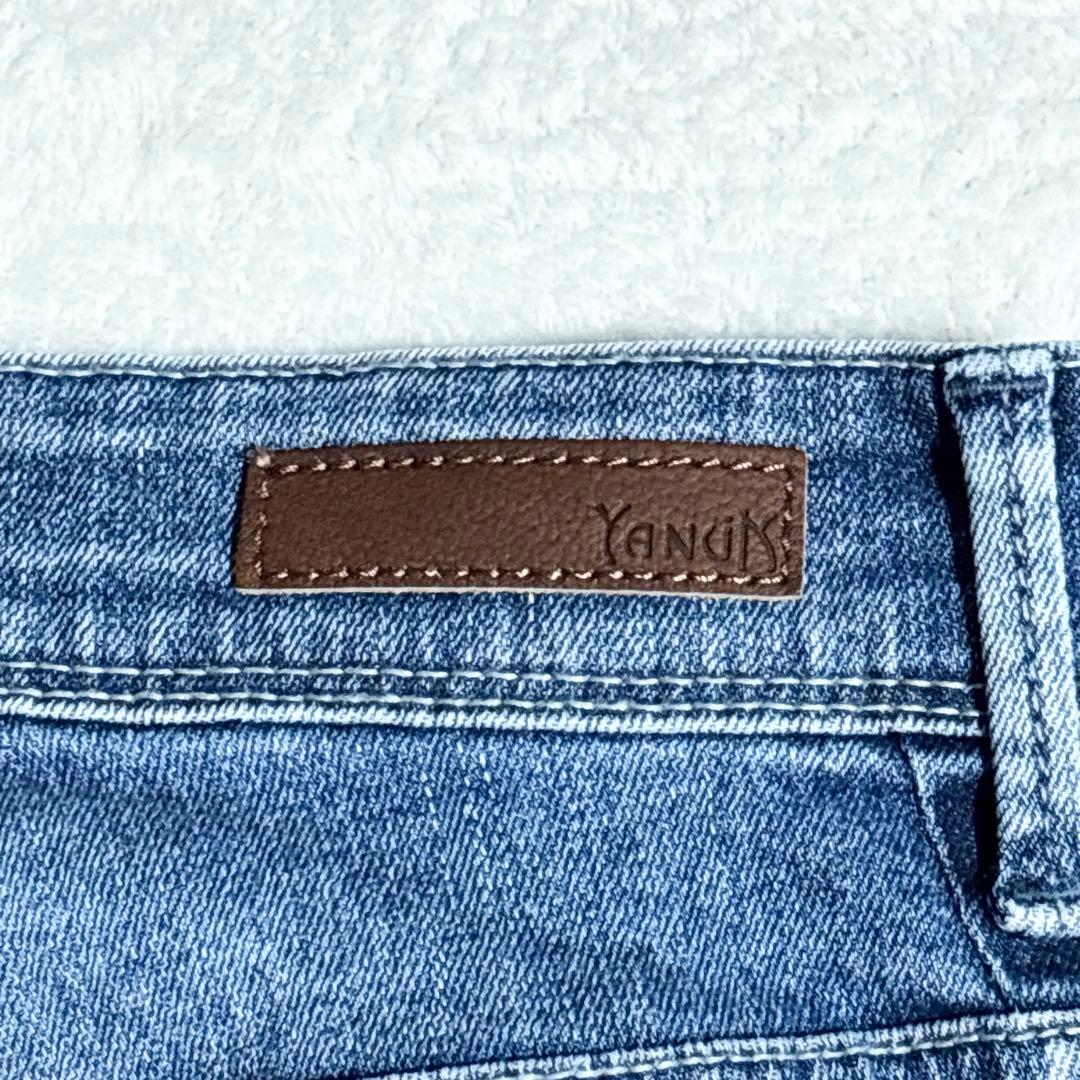 YANUK フレア ブーツカット ストレッチ デニム 23 ヤヌーク