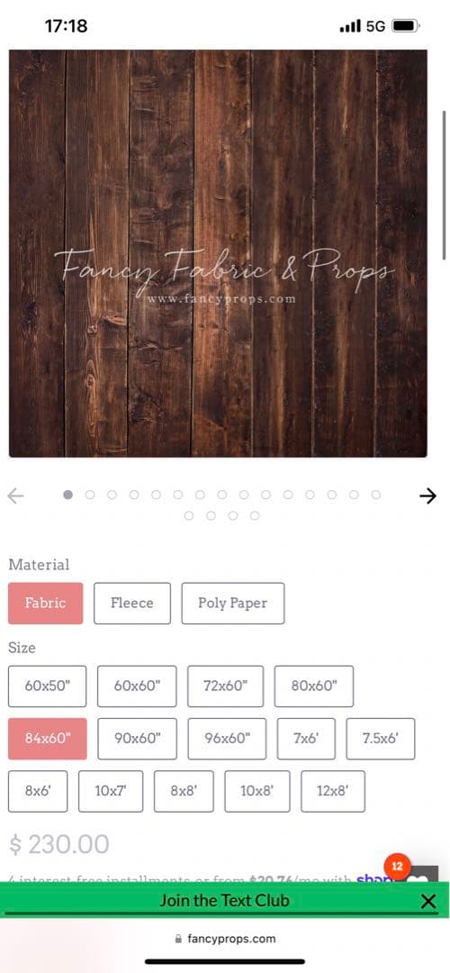 値下げ！背景布とマットフロアのセット