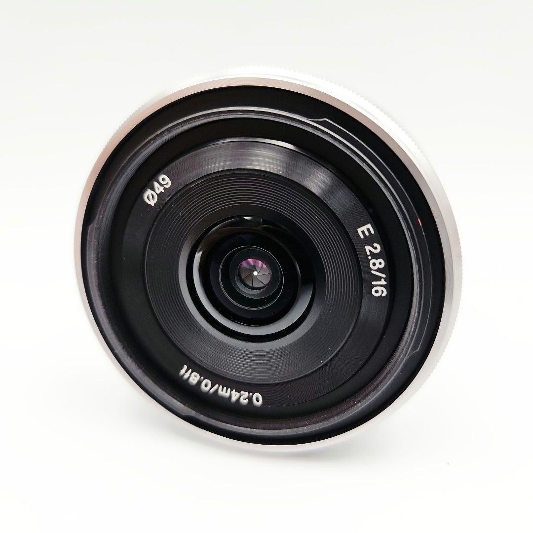 【美品】SONY 単焦点 パンケーキレンズ Eマウント SEL16F28