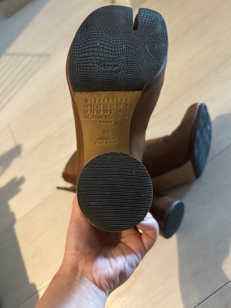 chaspyさま専用　マルジェラ　タビアンクルブーツ　8センチヒール